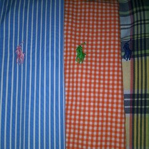 XL Ralph Lauren Polo Button Down Shirt Lot of 3